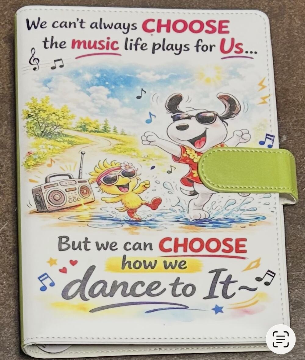 Snoopy size A5 Binder w/ stationery paper